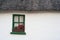 Old traditional Thatched Irish cottage background