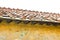 Old traditional tuscany terracotta roof Italy