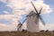 Old traditional windmill in Castile Spain