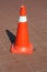 Old traffic cone