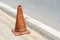 Old Traffic cones, pylons, safety cones