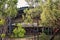 Old Train Carriages For Dining Under Cover At Australian Bush Resort