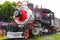 Old train with a steam locomotive, mexico city. II