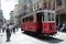 Old tram in Istanbul, Turkey