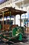 Old Tram Waggon on Plaza Prat Main Square in Iquique, Chile