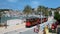 Old tramway in Port de Soller, Mallorca Island, Spain
