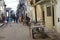 Old tricycle parked on Caribbean streets