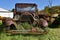 Old truck in a junkyard