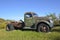 Old truck left in a pasture