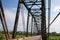 An Old Truss Bridge Crossing the South Canadian River