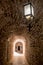 Old tunnel passage of the Mor Hananyo Monastery in Mardin, Eastern Turkey