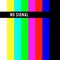 Old tv test screen. Retro no channel signal screensaver