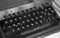 Old typewriter machine keyboard