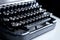 Old Underwood typewriter with cyrillic alphabet