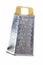 Old Used Grater Made of Stainless Steel Isolated Over Pure White Background