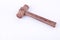 old used rust Sledge hammer on white background tool isolated