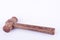 old used rust Sledge hammer on white background tool isolated