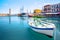 Old Venetian harbor of Rethimno, Crete.