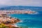 Old Venetian Harbour of Chania with fisihing Boats and Yachts in Crete, Greece. Chania, Crete, Greece. Chania is the second