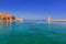 Old Venetian port of Chania on Crete