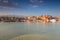 Old Venetian port of Chania at sunrise, Crete