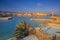 Old Venetian port of Chania at sunrise, Crete