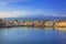 Old Venetian port of Chania at sunrise, Crete