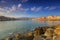 Old Venetian port of Chania at sunrise, Crete