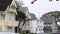 Old victorian style houses, historic Monterey, California. Colonial architecture