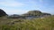 Old village of Nyksund in Vesteraalen on a bright summer day