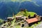 Old village ruins in the mountain of Tusheti