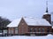 The old village school covered with snow - Heimathof Itterbeck