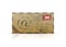 Old vintage airmail envelope vector