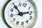 Old Vintage alarm clock, retro alarm clock. time concept. watch, timepiece
