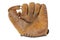 Old vintage baseball catchers glove