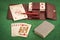 Old Vintage Deck Cards with Pencil