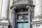 Old vintage door, european city, vintage architecture