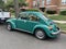 Old Vintage Green Volkswagen Beetle Parked in Washington DC