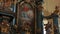 Old vintage Iconostasis in catholic church