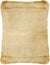 Old vintage paper or parchment scroll