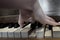 Old Vintage Piano Keys Ebony Ivory Black White