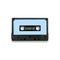 Old Vintage Retro Cassette Music Tape analog magnetic tape recording format for audio