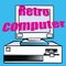 An old vintage retro hipster antique gaming desktop computer 70`s, 80`s, 90`s. Vector illustration