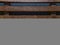 Old vintage wooden lath or battens over dark or black tile, used as background