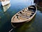 Old vintage wooden sail boat