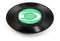 Old vinyl record ellipse - clipping path