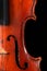 Old violin details