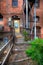 Old walkway to a historic building in Prescott Arizona