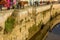 Old wall of central canal in Bridgwater