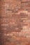 Old wall made of red brick